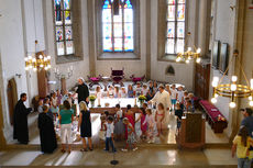 Ökumenischer Einschulungsgottesdienst in St. Crescentius (Foto: Karl-Franz Thiede)